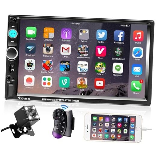 Double Din Car Stereo Radio 7 Inch Touch Screen 7 Inch with Mirror Link
