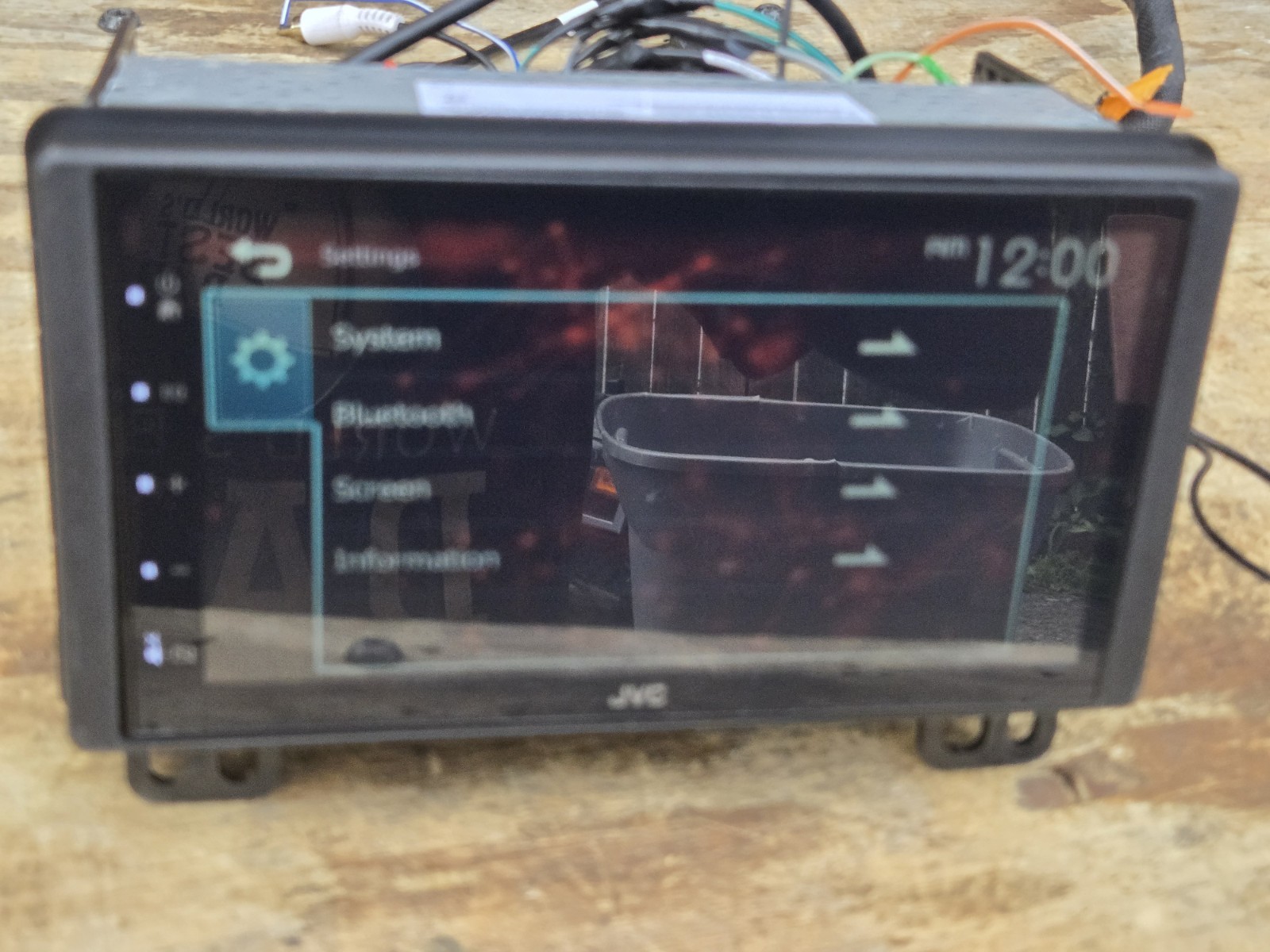 JVC KW-M180BT 6.8″ Short DMR, USB Mirroring, 1Cam, 2V,Fast Startup – Used, Good