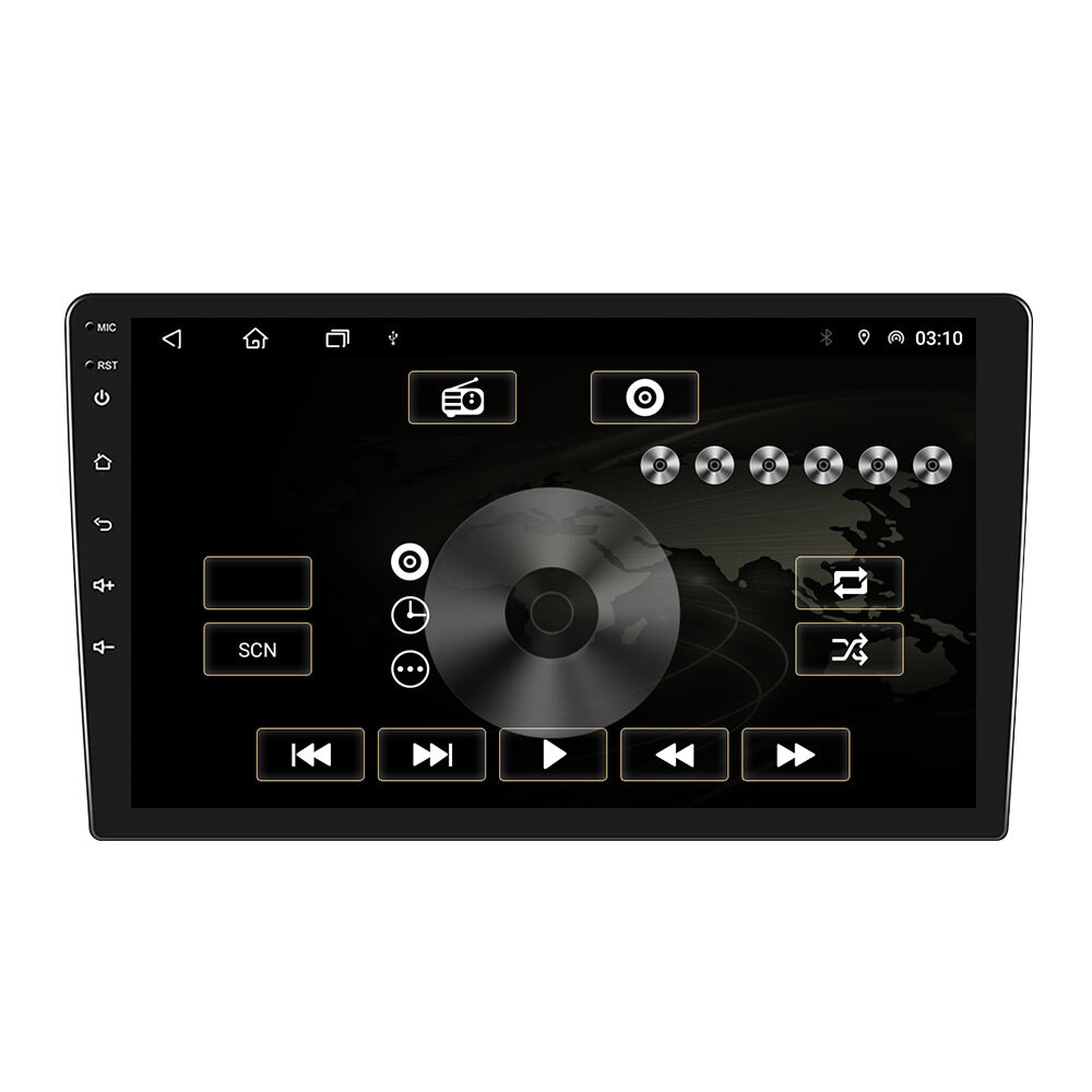 Universal 9″10.1″Car Video Player GPS Navi Touchscreen Wireless Carplay RDS DSP