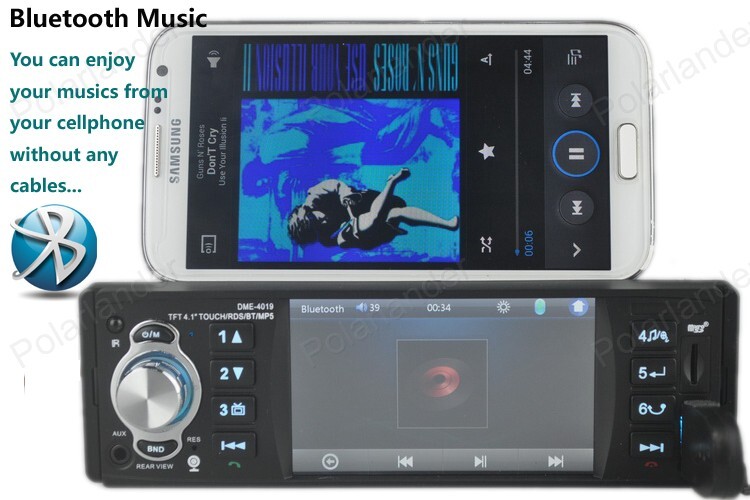 MIrror Link Bluetooth Car Radio 4.1Inch Single 1Din Touch Screen MP5 FM RDS