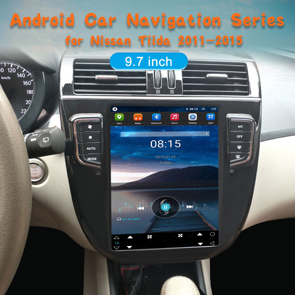 Android 14 For Nissan Tiida 2011-2015 Car Multimedia Player Navigation 8G+128GB