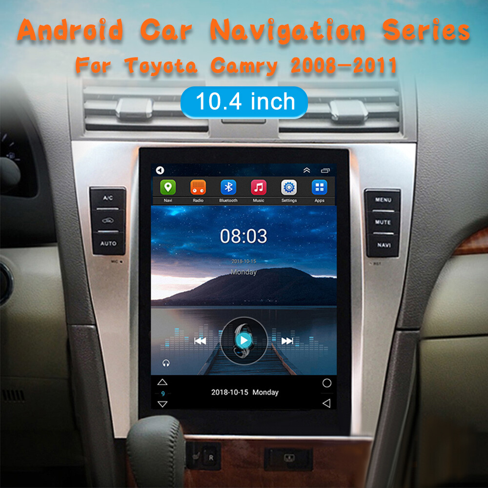 Android 14 Car Radio Multimedia For Toyota Camry 2008-2011 Carplay Stereo GPS BT