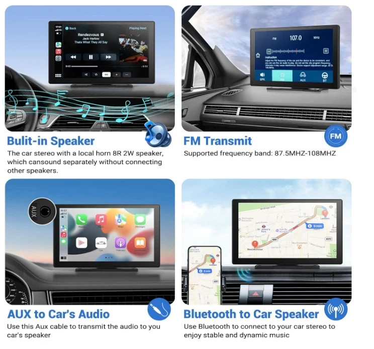 Hauxiy Q9S Smartscreen Stereo Wireless Touch Display With Voice Control SEALED