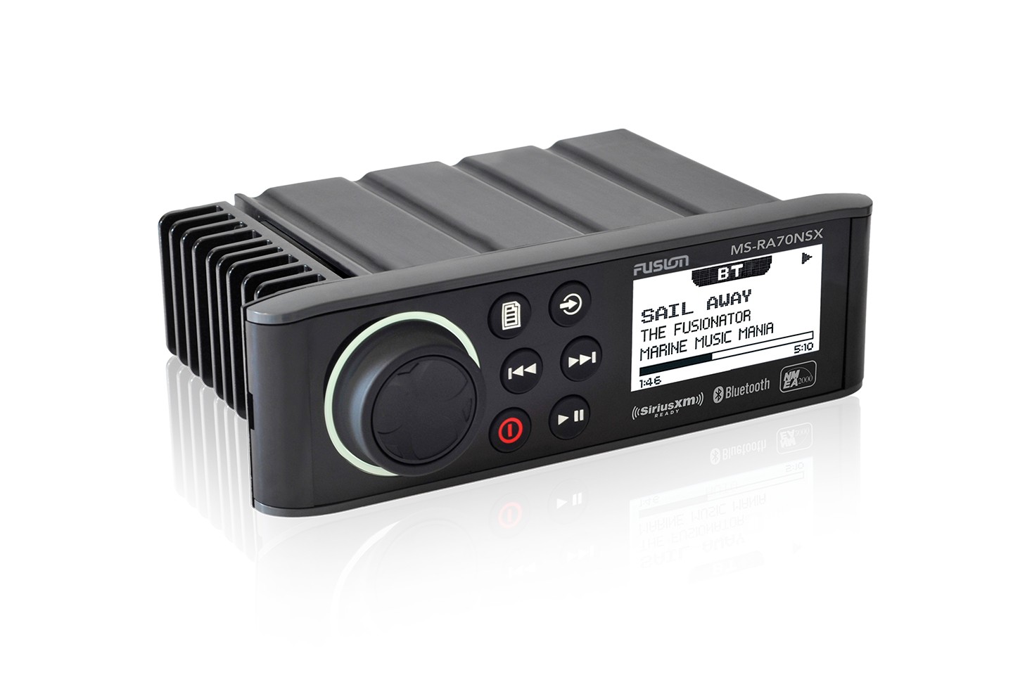 Fusion MS-RA70NSX Marine Entertainment System With Wireless Remote – Black