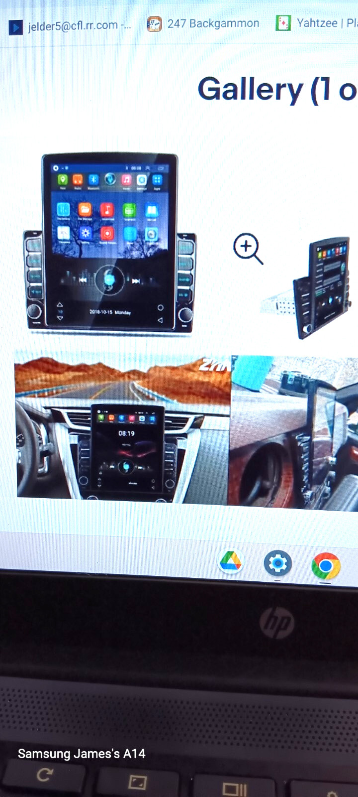 9.5″ Android 12 2DIN Car Stereo Radio GPS Navi WIFI Carplay Vertical Screen USB