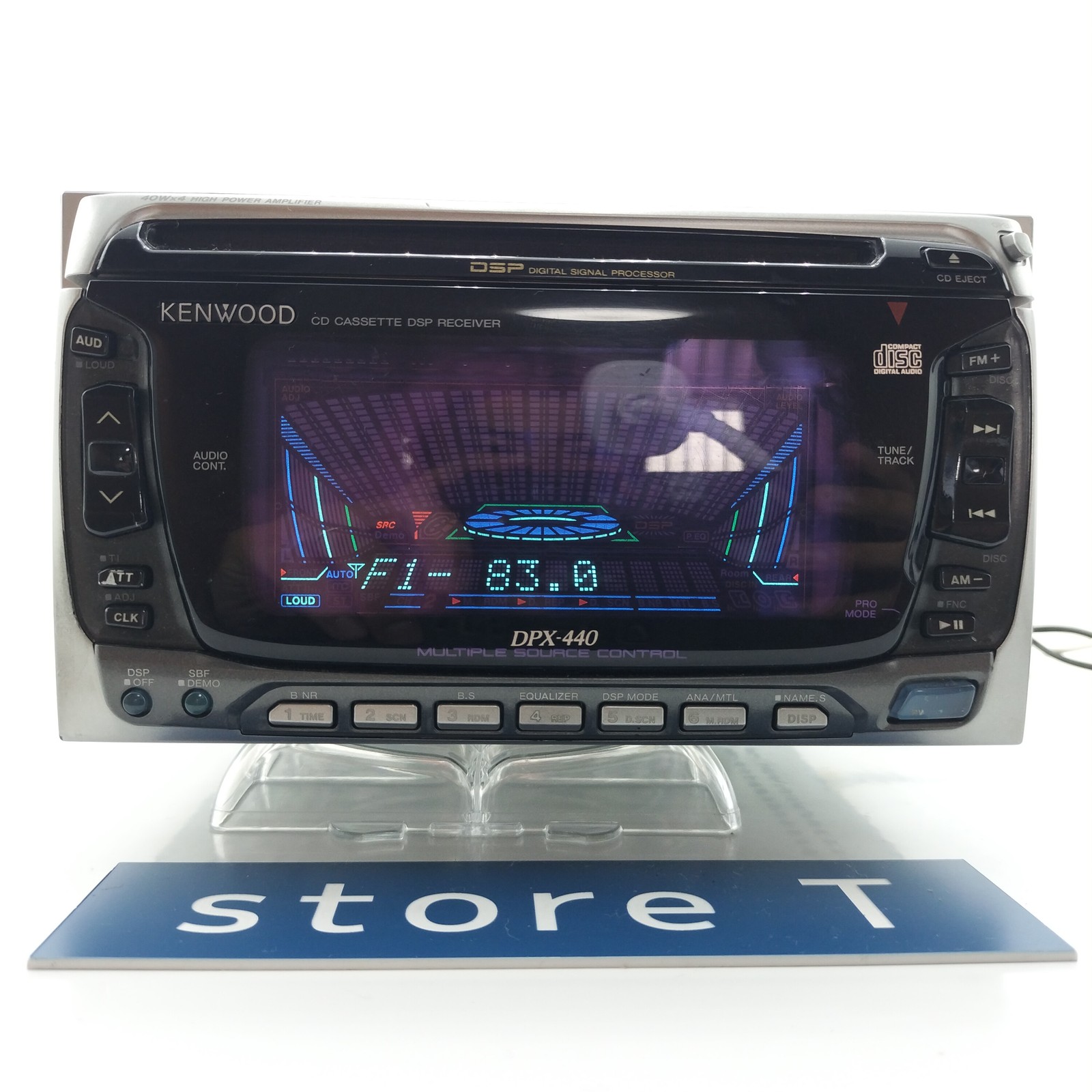 Kenwood DPX-440 2DIN Car Audio CD Cassette Player JDM DSP Tested Working Stock