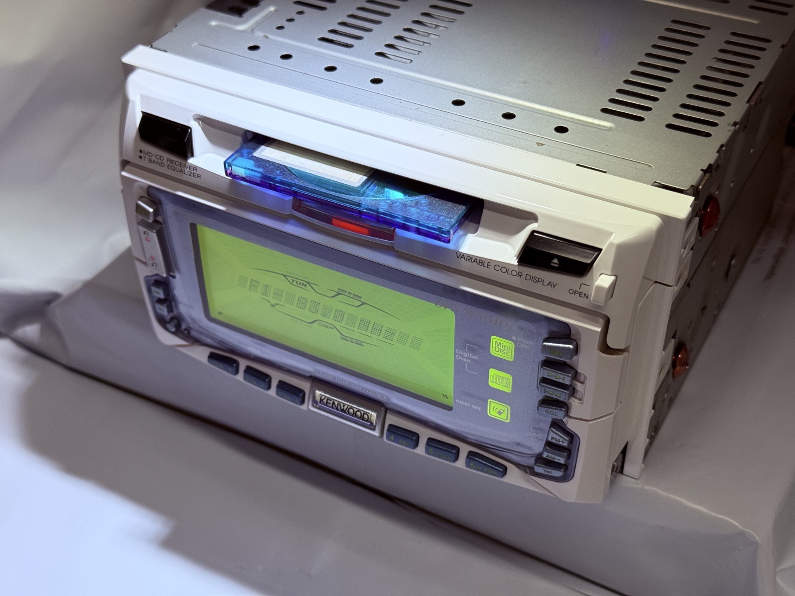 KENWOOD DPX-7170MDi White 2DIN CD MD Player JDM w/ External Bluetooth Japan