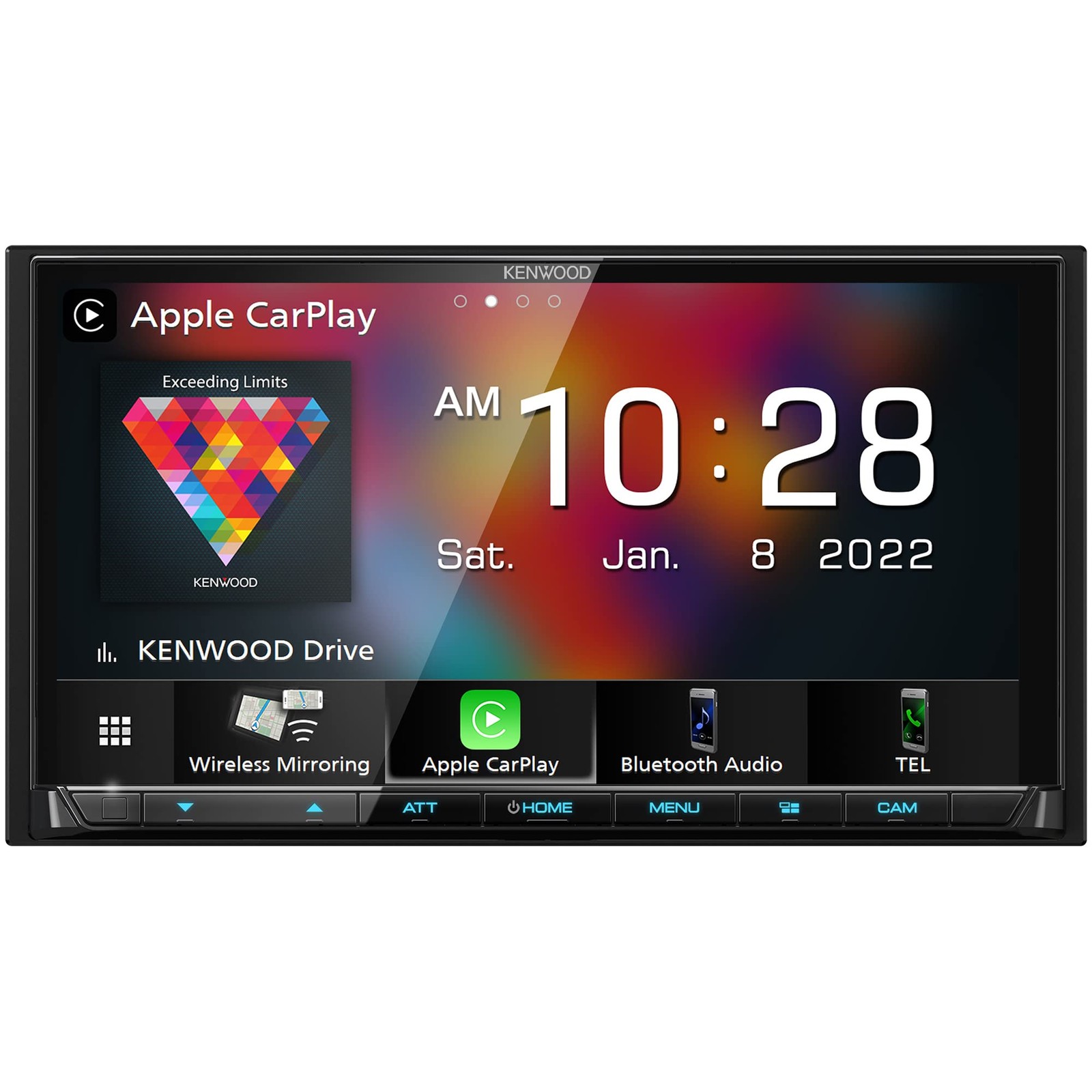 KENWOOD DMX9708S 6.95″ Car Stereo + KENWOOD CMOS-230LP Backup Camera Bundle