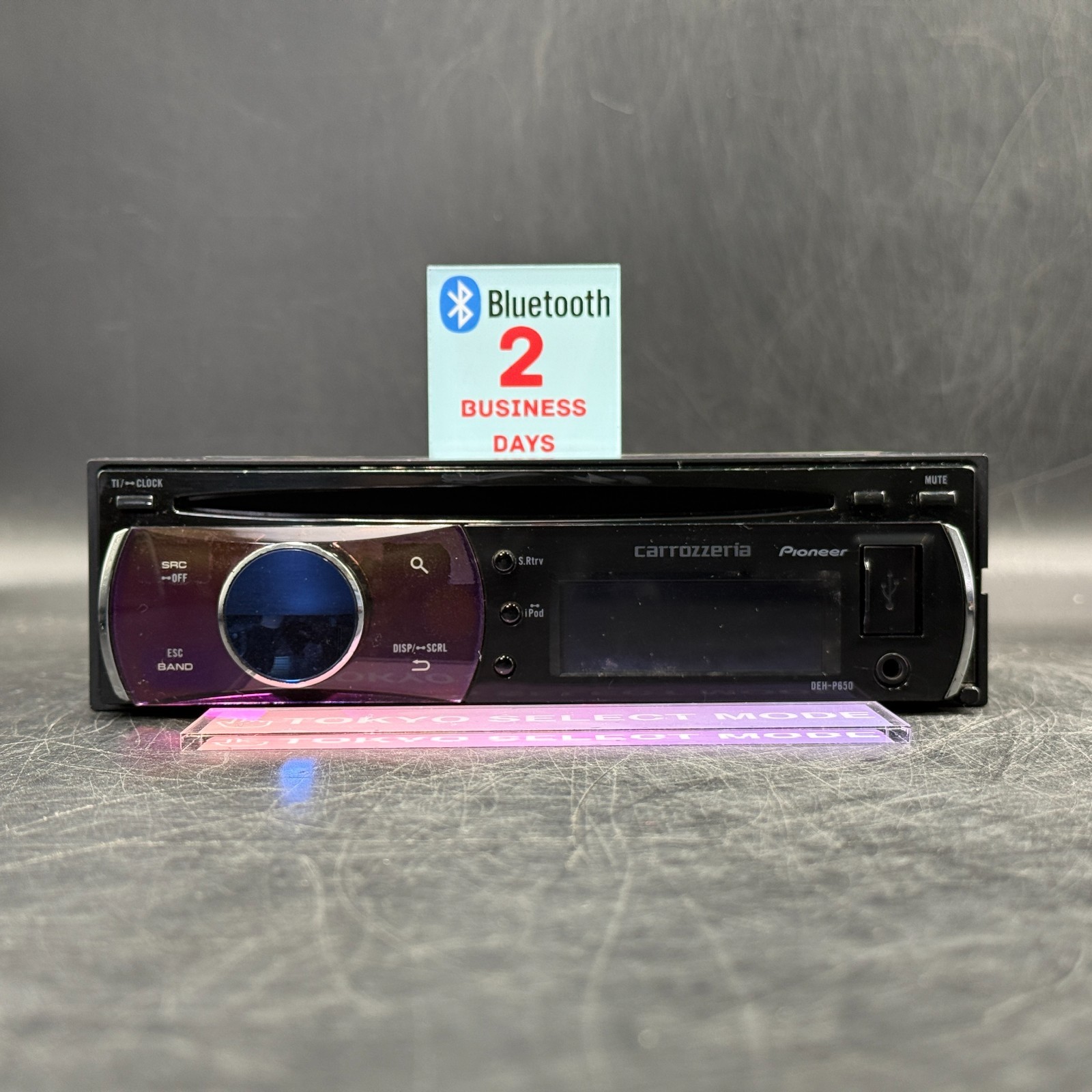 Pioneer Carrozzeria DEH-P650 1Din Car CD Player AUX USB Tested Working In Stock