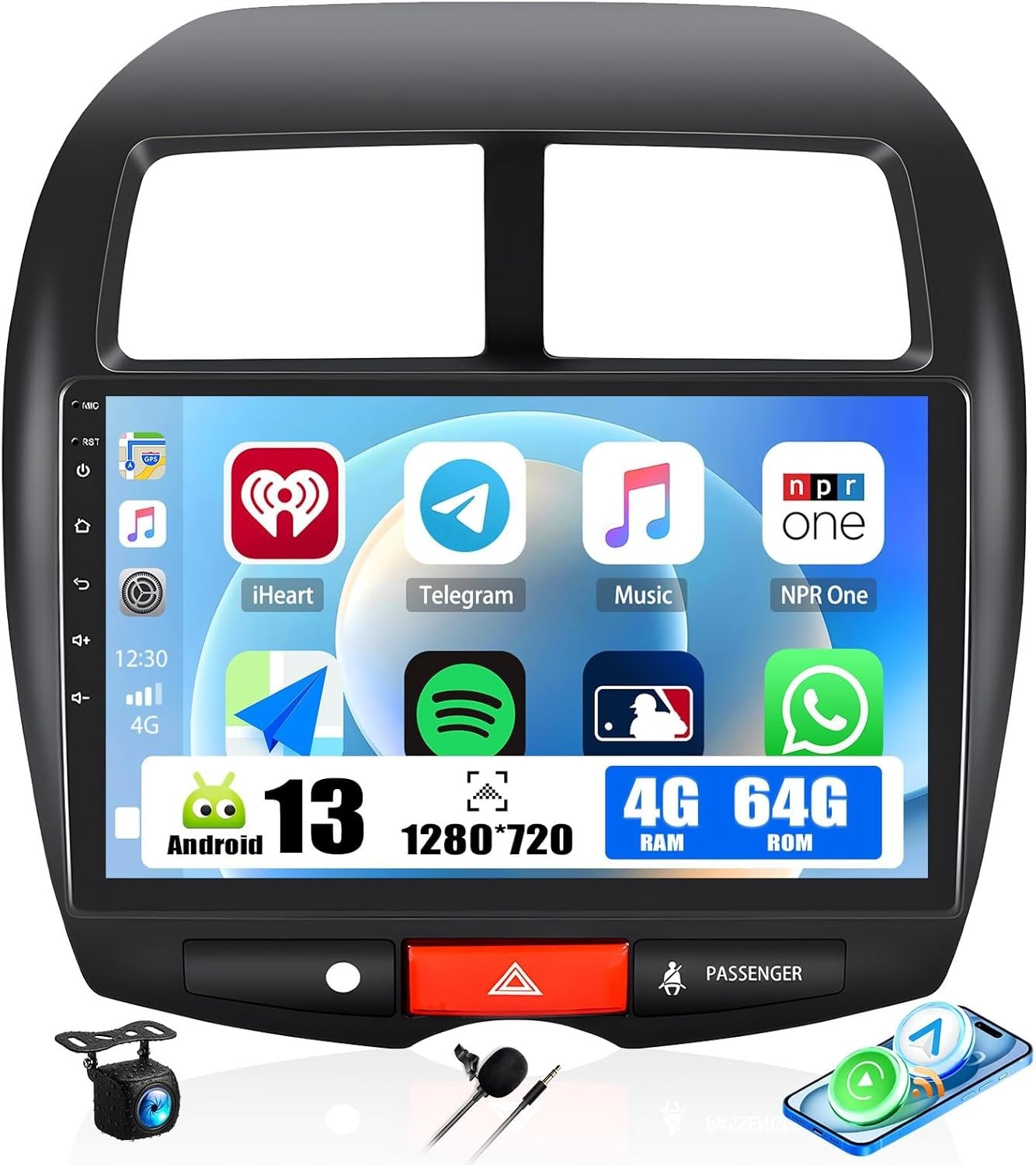 4+64G] Android 13 Car Stereo for Mitsubishi Outlander Sport 2011-2017/ASX 201…