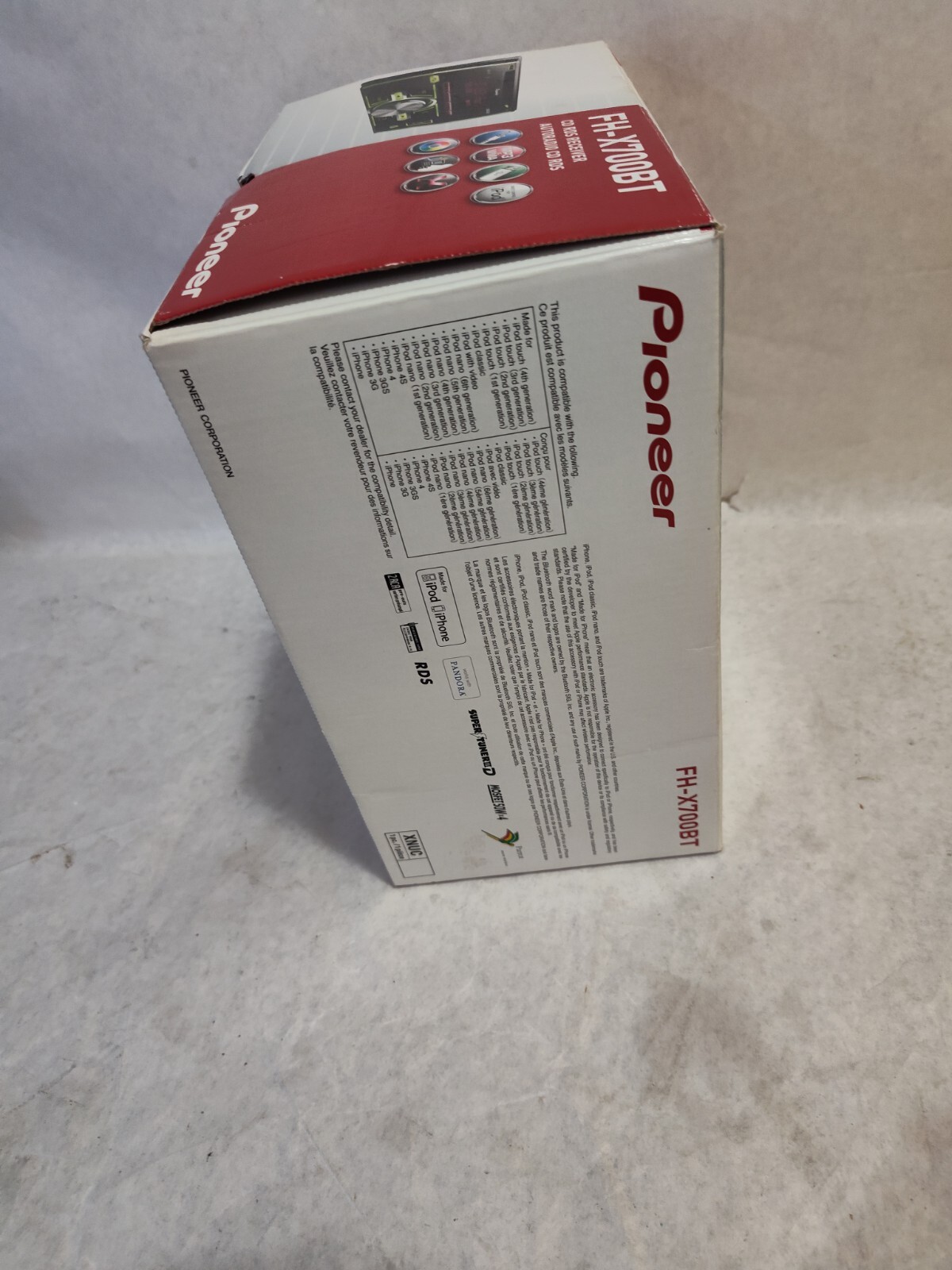 Pioneer FH-X700BT Bluetooth CD Player Android iPhone Pandora AM FM USB Aux