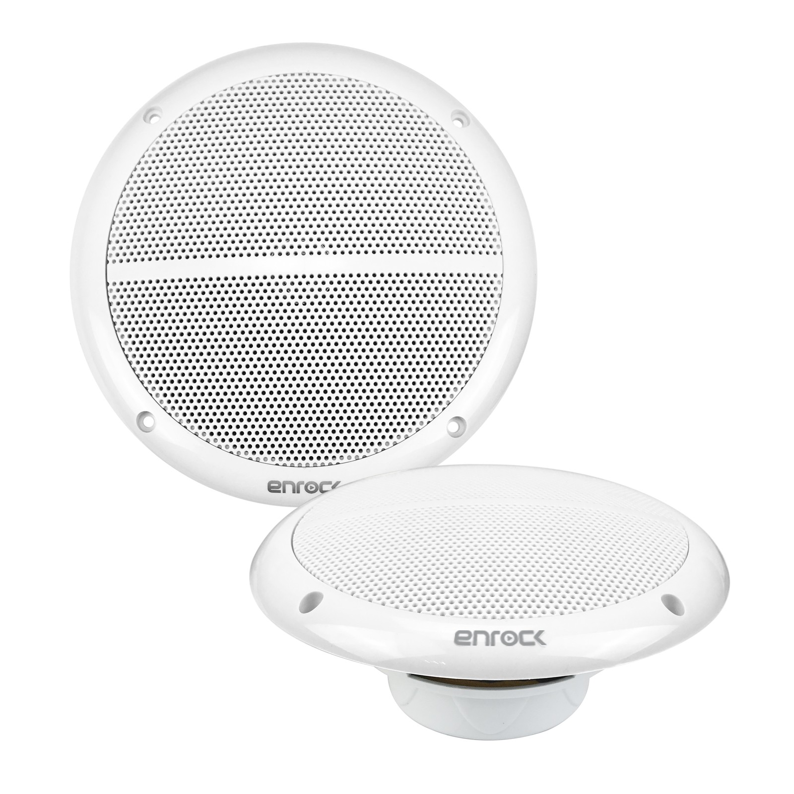 Pyle PLMRB29W Outdoor AUX Input USB SD Radio, 2X 120W 6.5” White Speaker, Cover