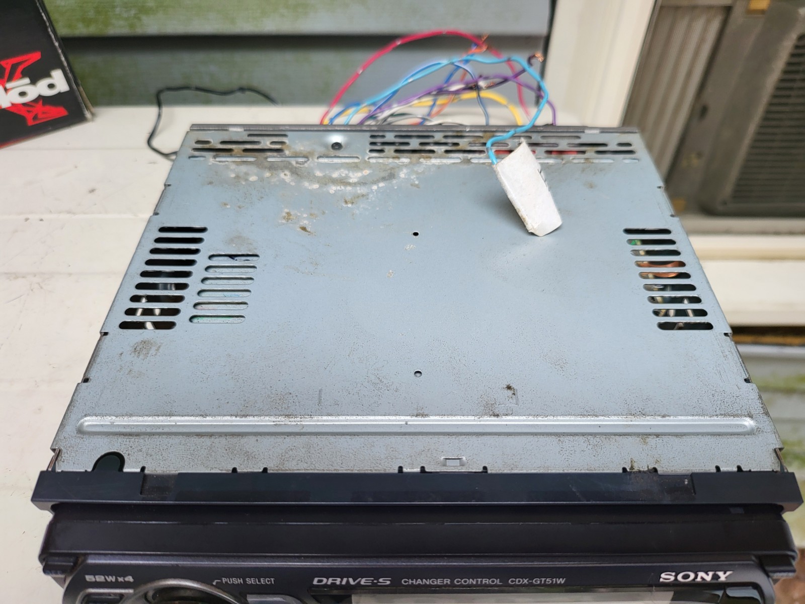 Sony XploD CDX-GT510 CD Player/MP3 In Dash Receiver Aux In Tested Vintage 😃😍😎