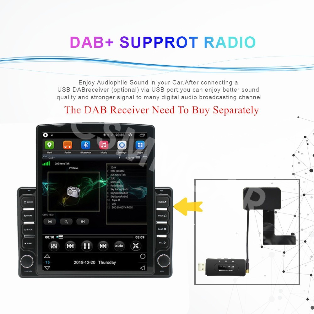 For Ford F150 2004-2008 Android 14 Car Stereo Radio For Apple Carplay GPS 4+32GB