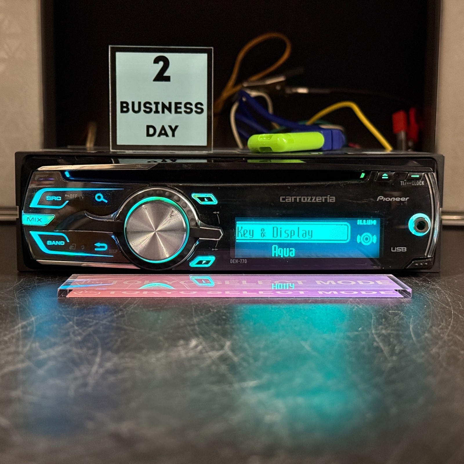 Pioneer Carrozzeria DEH-770 1DIN Car Audio Player CD USB AUX Tested JDM In Stock