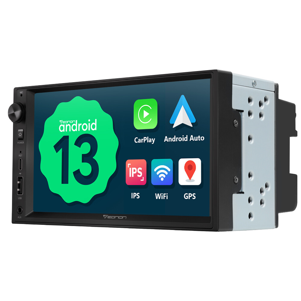 Eonon Double Din 7″ Car Stereo GPS Radio Wireless Android Auto Carplay Bluetooth