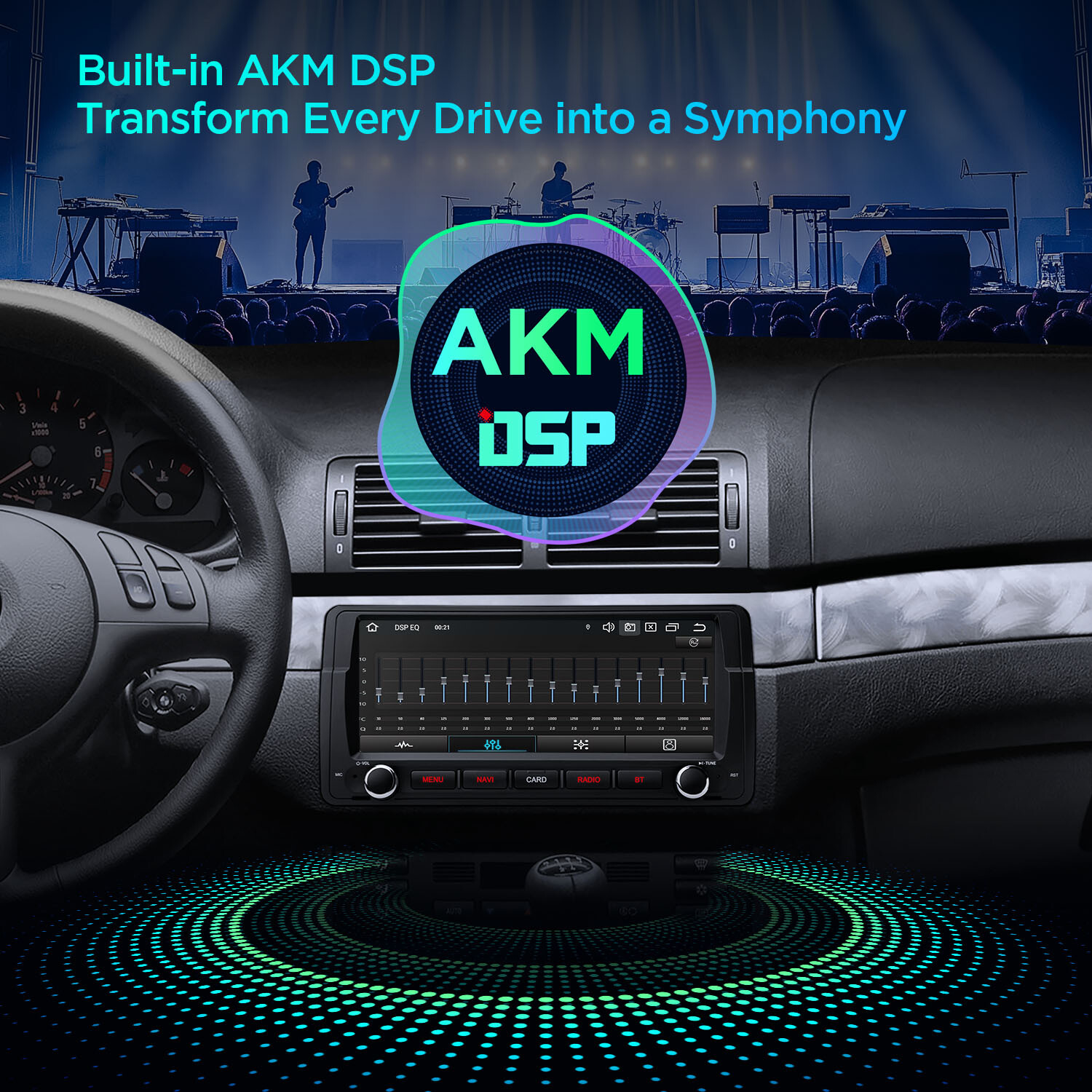 8.8″ HD Screen Android 14 8Core Car Play Radio GPS Stereo 4G For BMW 3er E46 M3