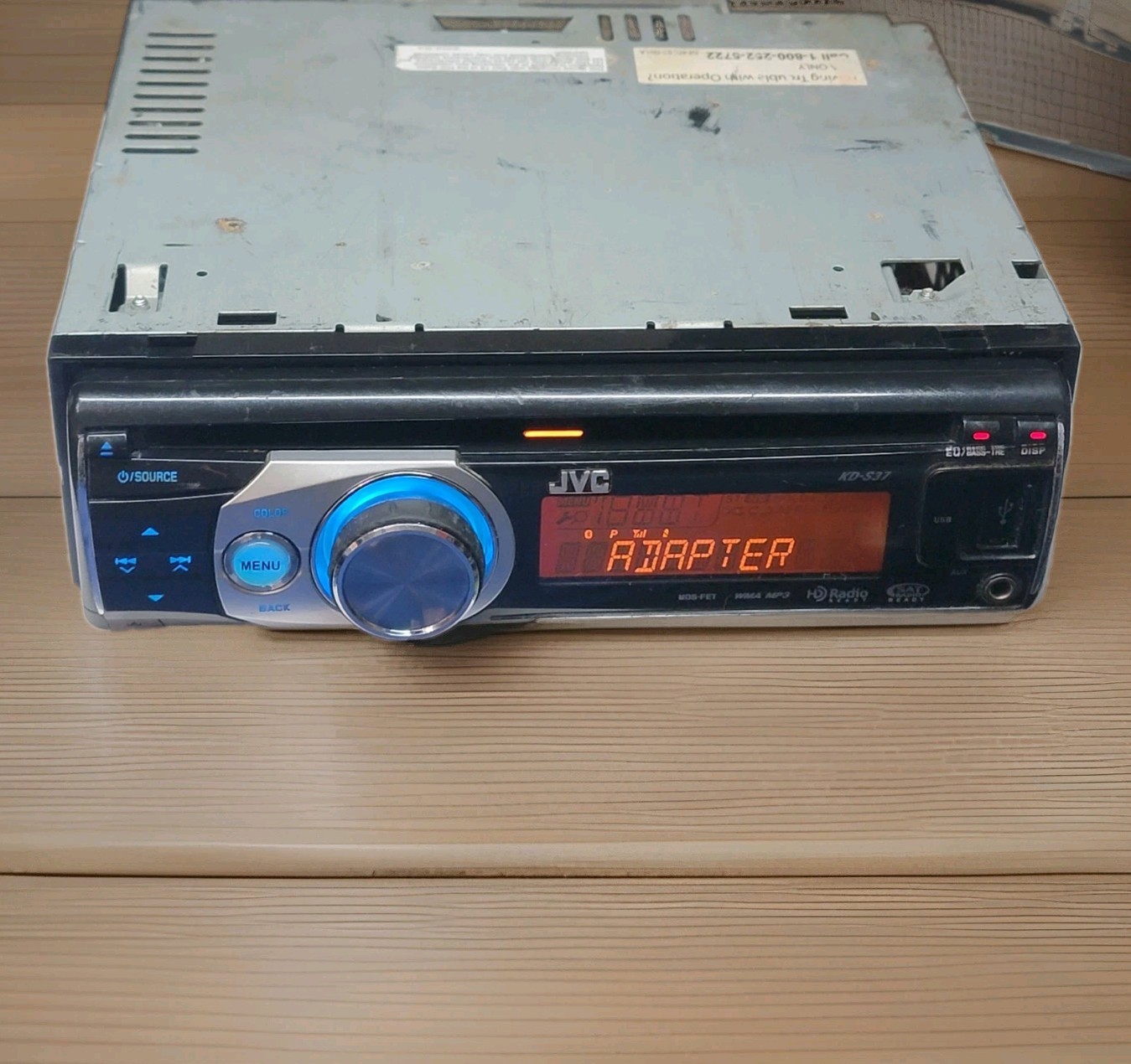 JVC KD-S37 CD/USB/AUX Car Stereo- Fully Tested