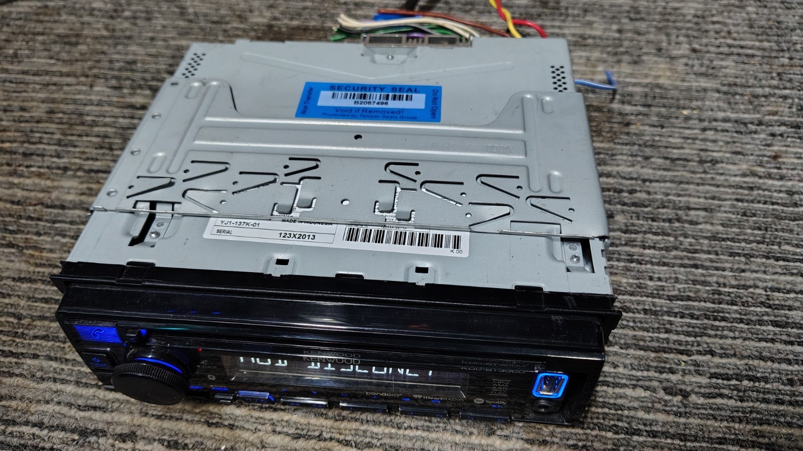 Kenwood KDC-BT350U Bluetooth 200w CD Player iPhone Android BT Tested ✅
