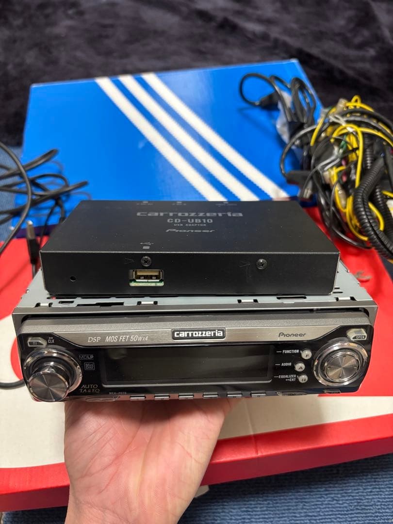 Pioneer Carrozzeria MEH-P070 CD-U10 MD Tuner 1DIN DSP Unit Car audio Stereo Deck