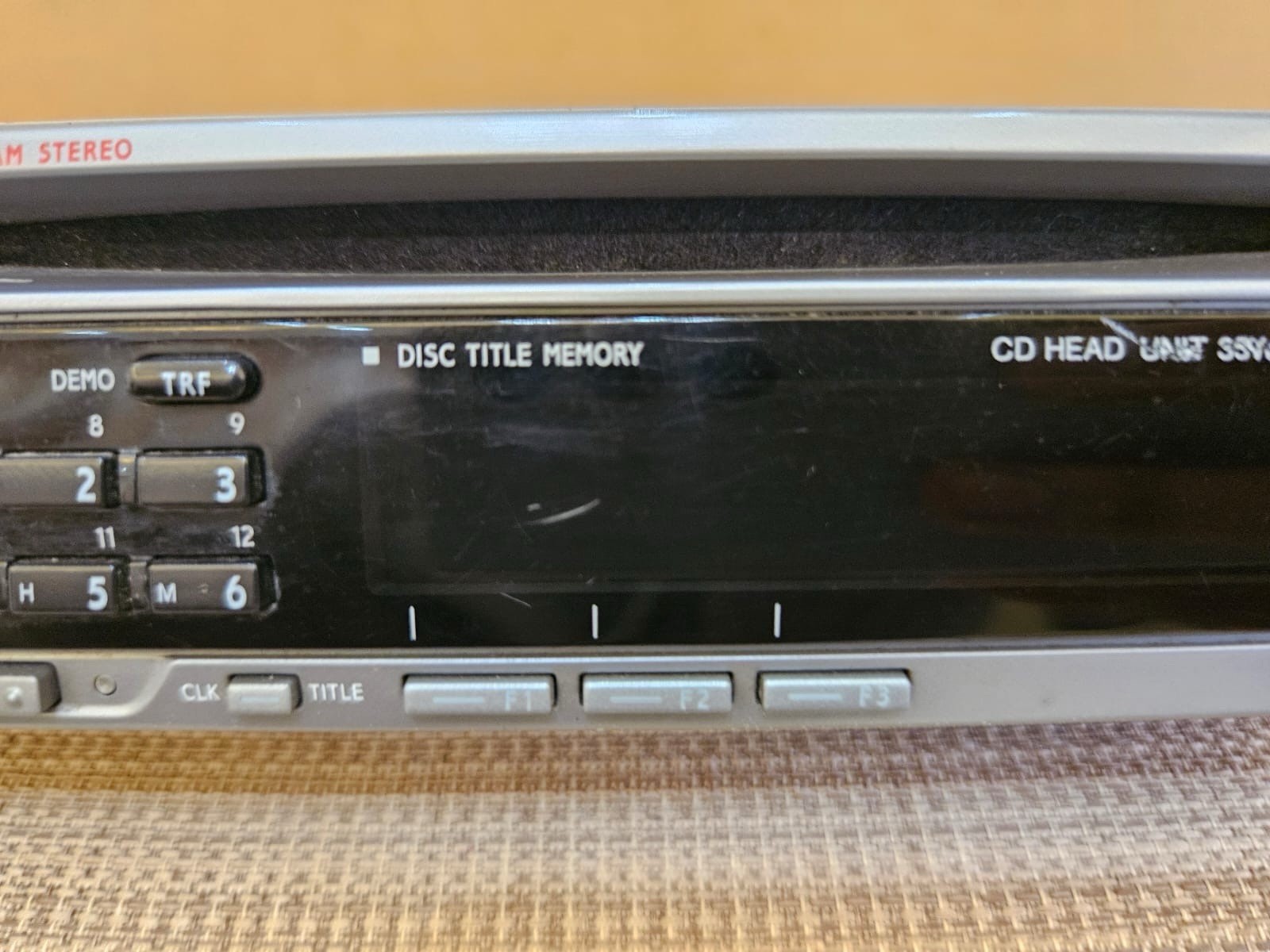 RARE VINTAGE ALPINE CDA-7847J HEAD UNIT RADIO CD PLAYER COPPER JAPAN *Tested *