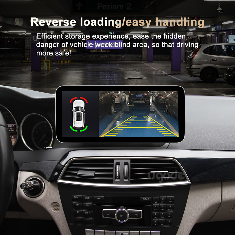 12.3″Android13 Screen Display 8+256G Apple CarPlay Benz C class W204 S204 NTG4.5