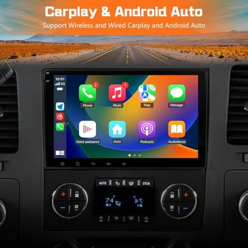 4Core 64GB ROM Car Radio Stereo for Chevy Silverado Tahoe GMC Sierra 2GB+64GB