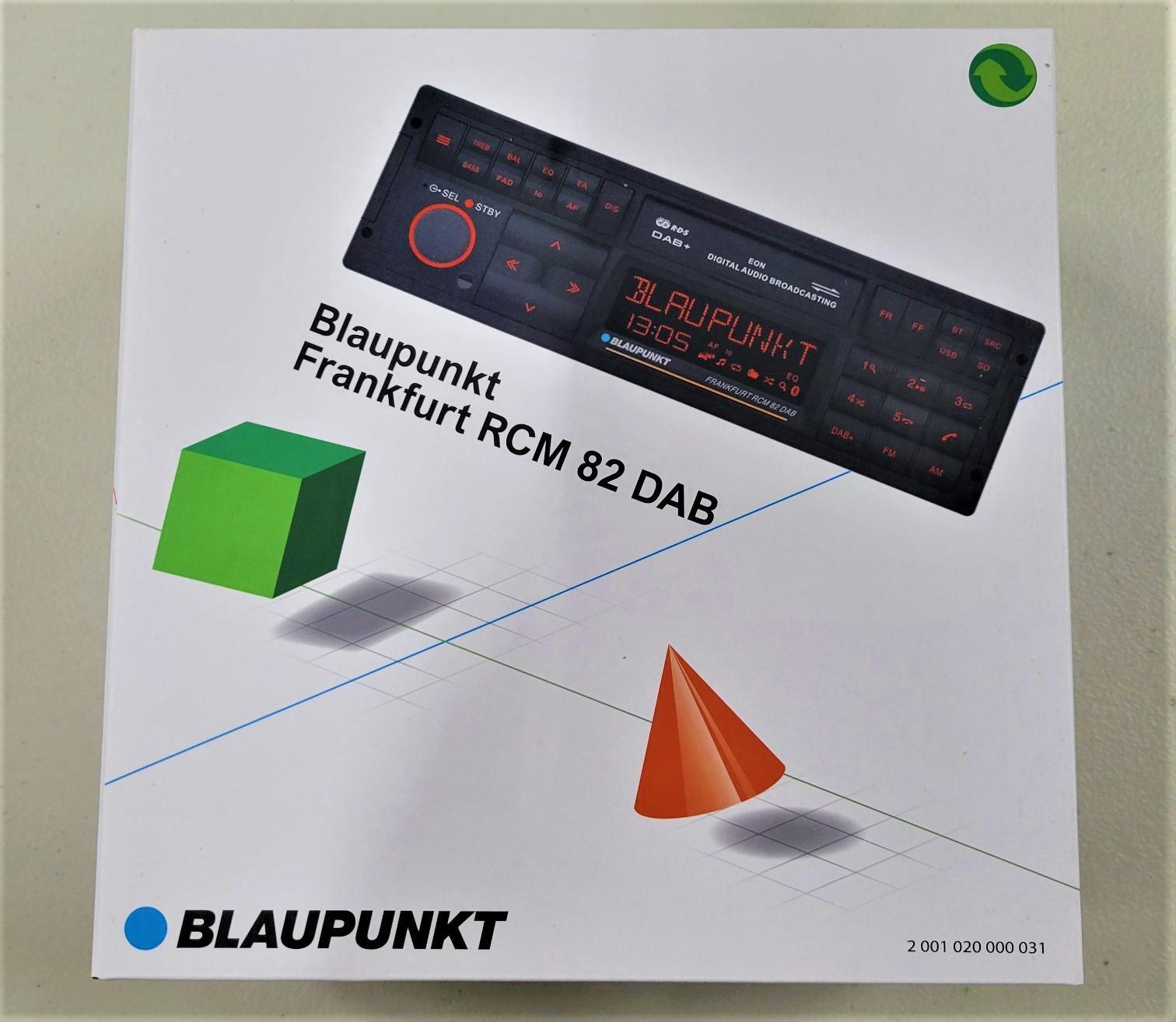Blaupunkt Frankfurt RCM 82 DAB Retro Style Car Bluetooth Radio BRAND NEW MODEL