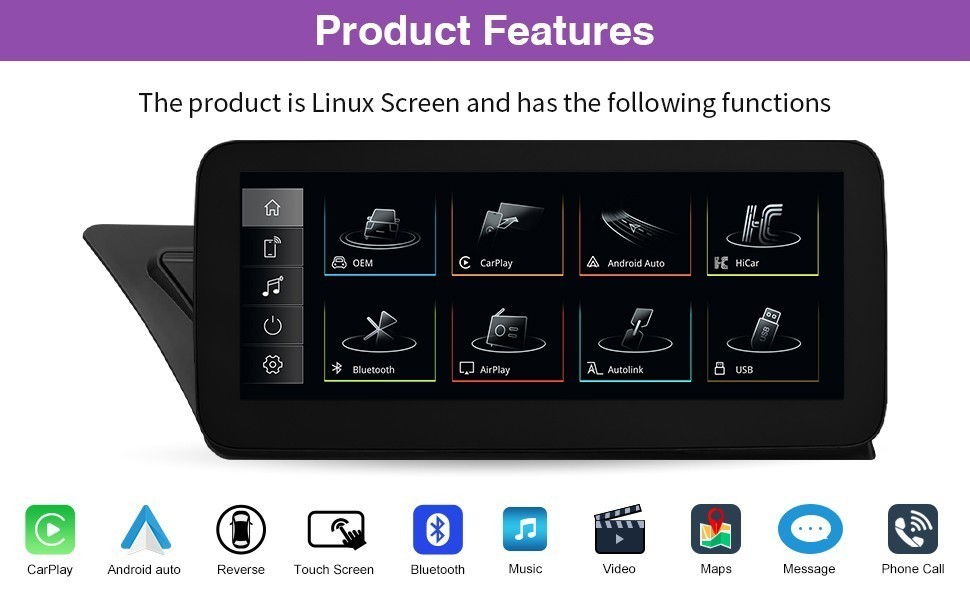 12.3″ For Audi A4 S4 A5 S5 2008-2016 Android Car Radio Stereo CarPlay GPS 8+128G