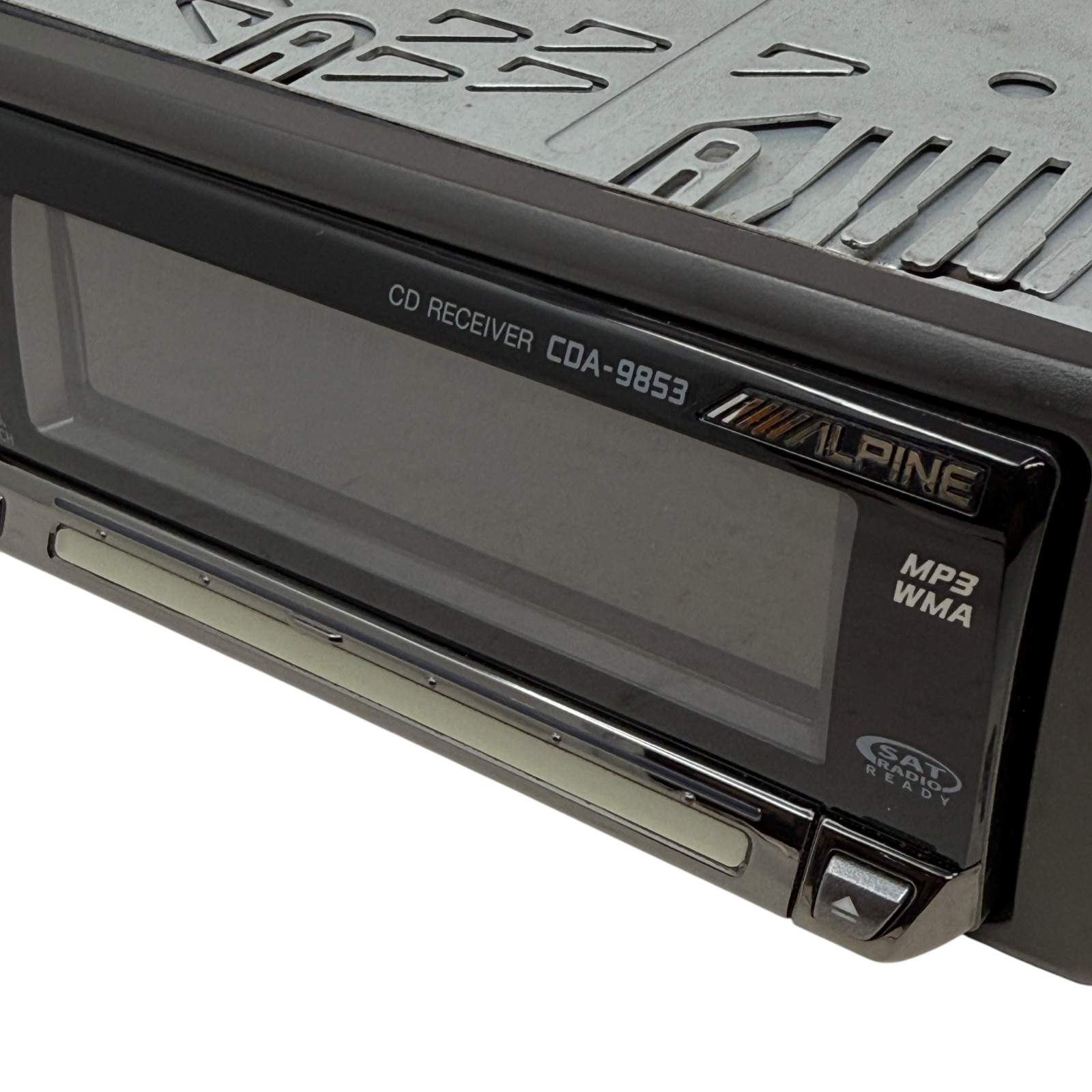 Old School Alpine CDA-9853 MP3/WMA CD Receiver With Box Super Clean