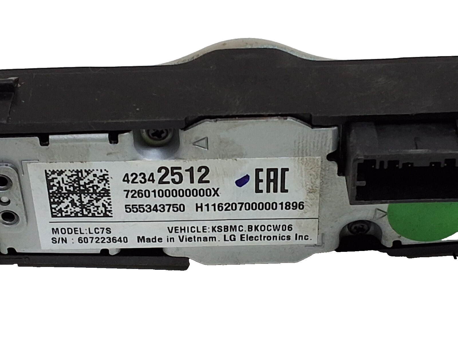 16 17 18 19 Chevrolet spark MyLink control panel OEM 42342512