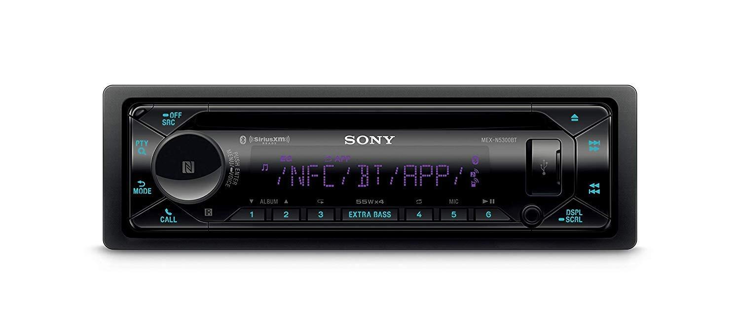 Single DIN Bluetooth Car Stereo AM FM Radio SiriusXM Ready Dual Phone Connection