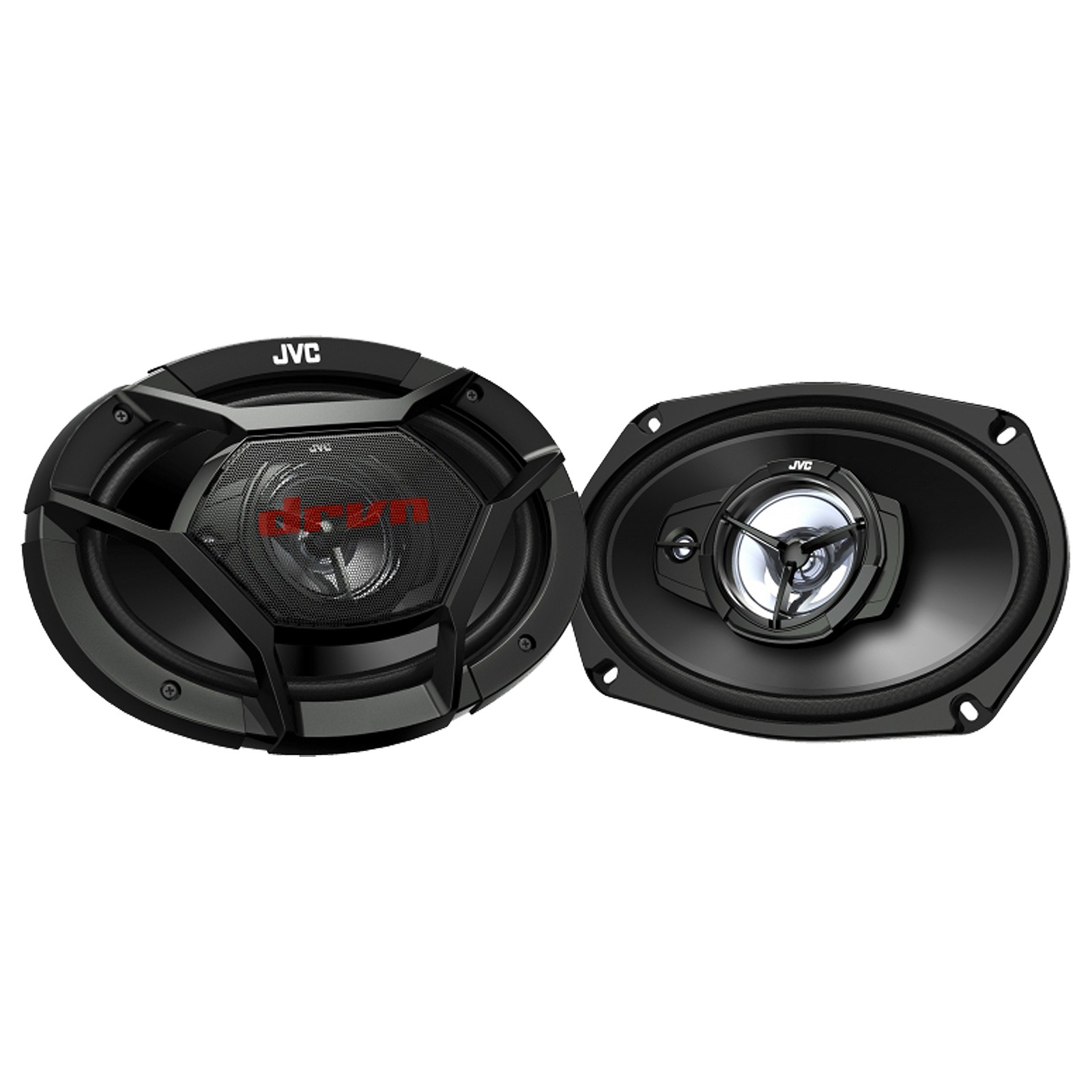 JVC KD-TD72BT Single-DIN Bluetooth CD Stereo, 2x 6.5″ Speakers, 2x 6×9″ Speakers