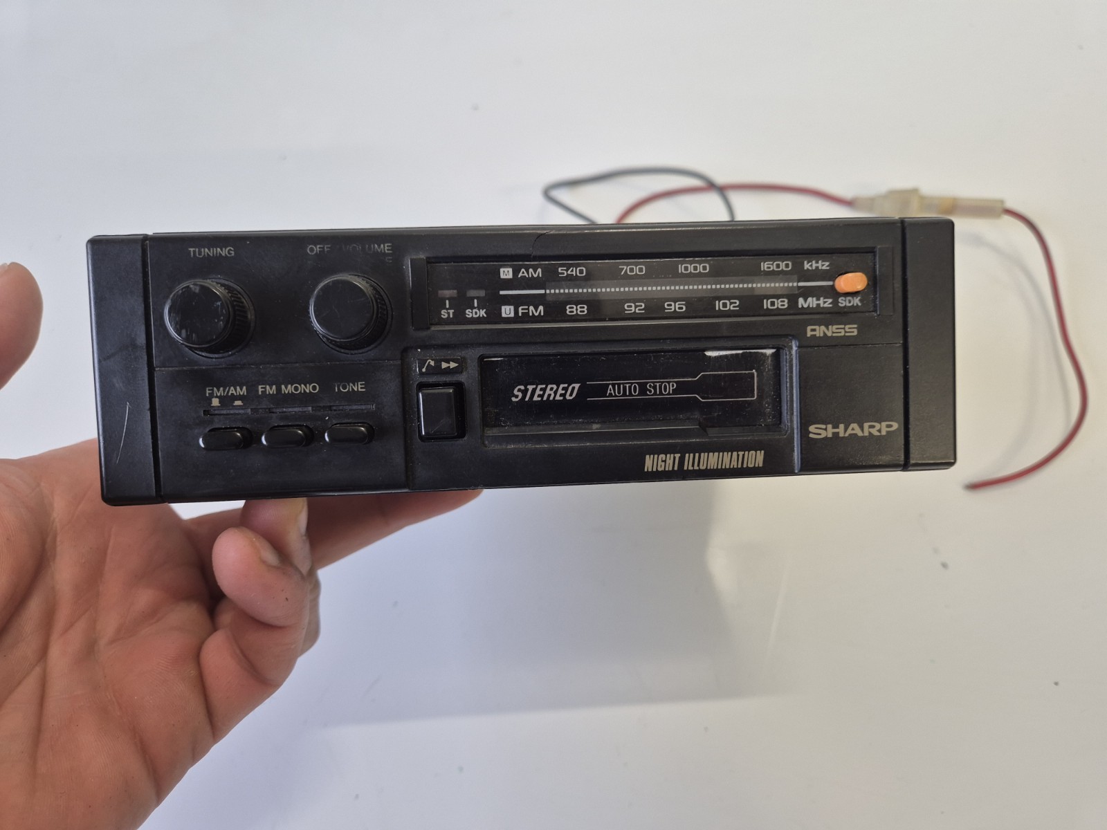 Vintage SHARP RG-250 BK Car Stereo Radio OEM