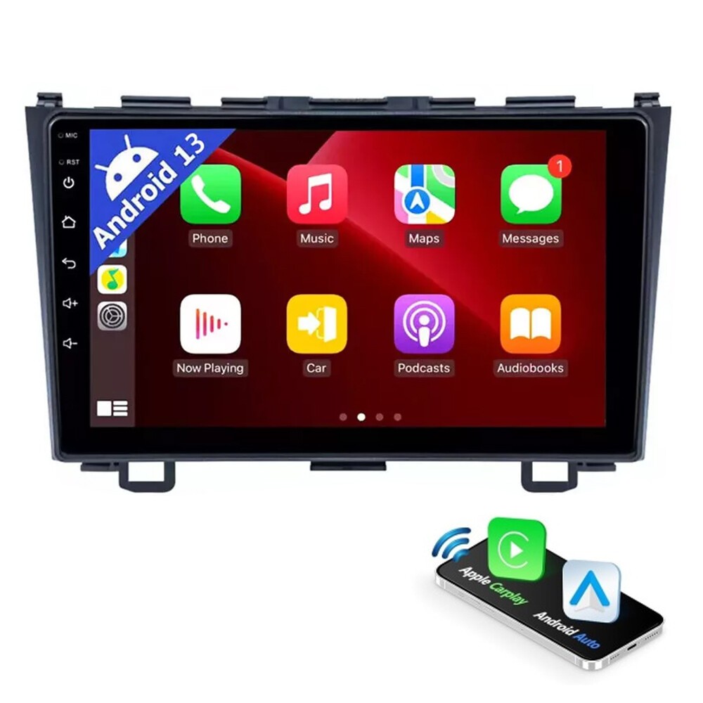 For 2007-2011 Honda CRV 4+64GB Android 13 Carplay Car Stereo Radio GPS Navi WIFI