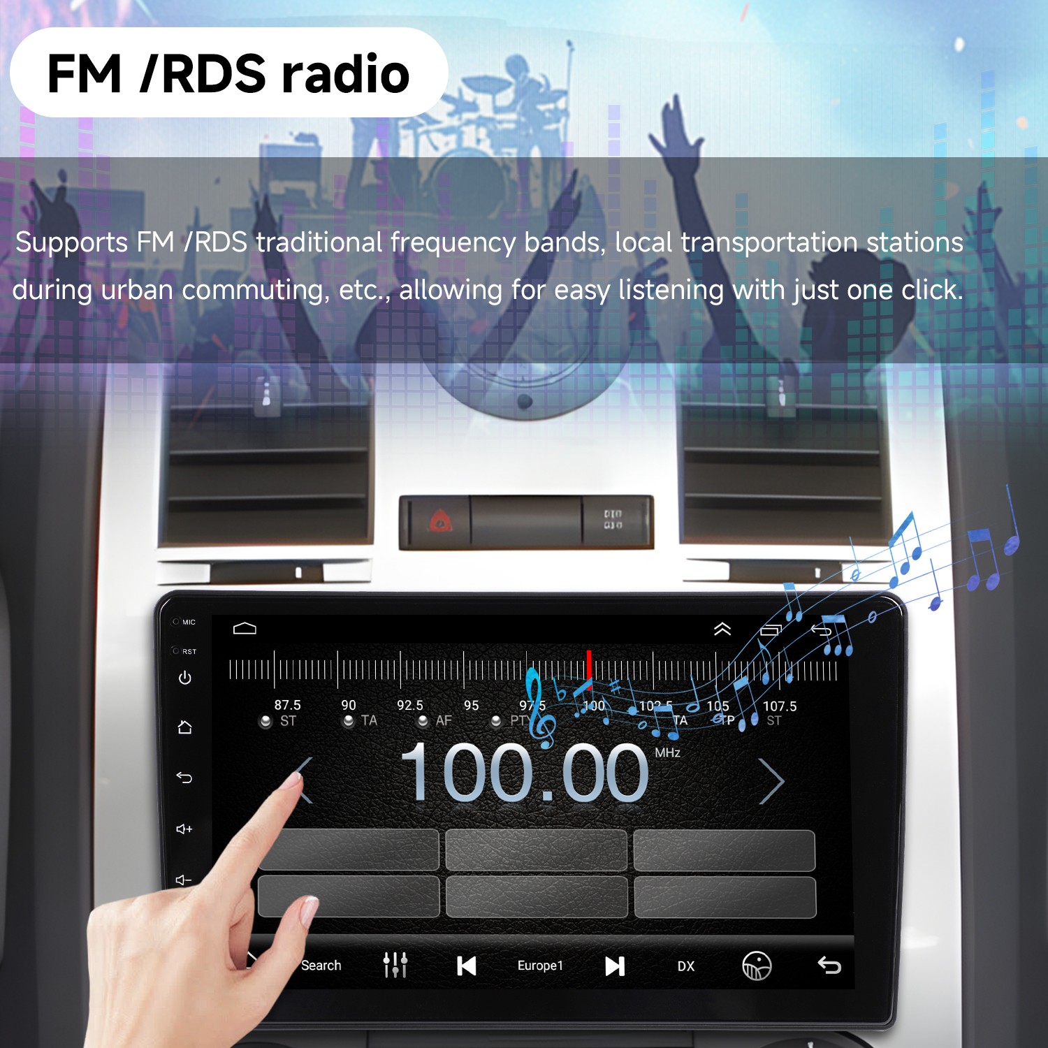 FOR CHRYSLER 300C 2004-2007 ANDROID 15 CARPLAY CAR STEREO RADIO GPS NAVI WIFI BT