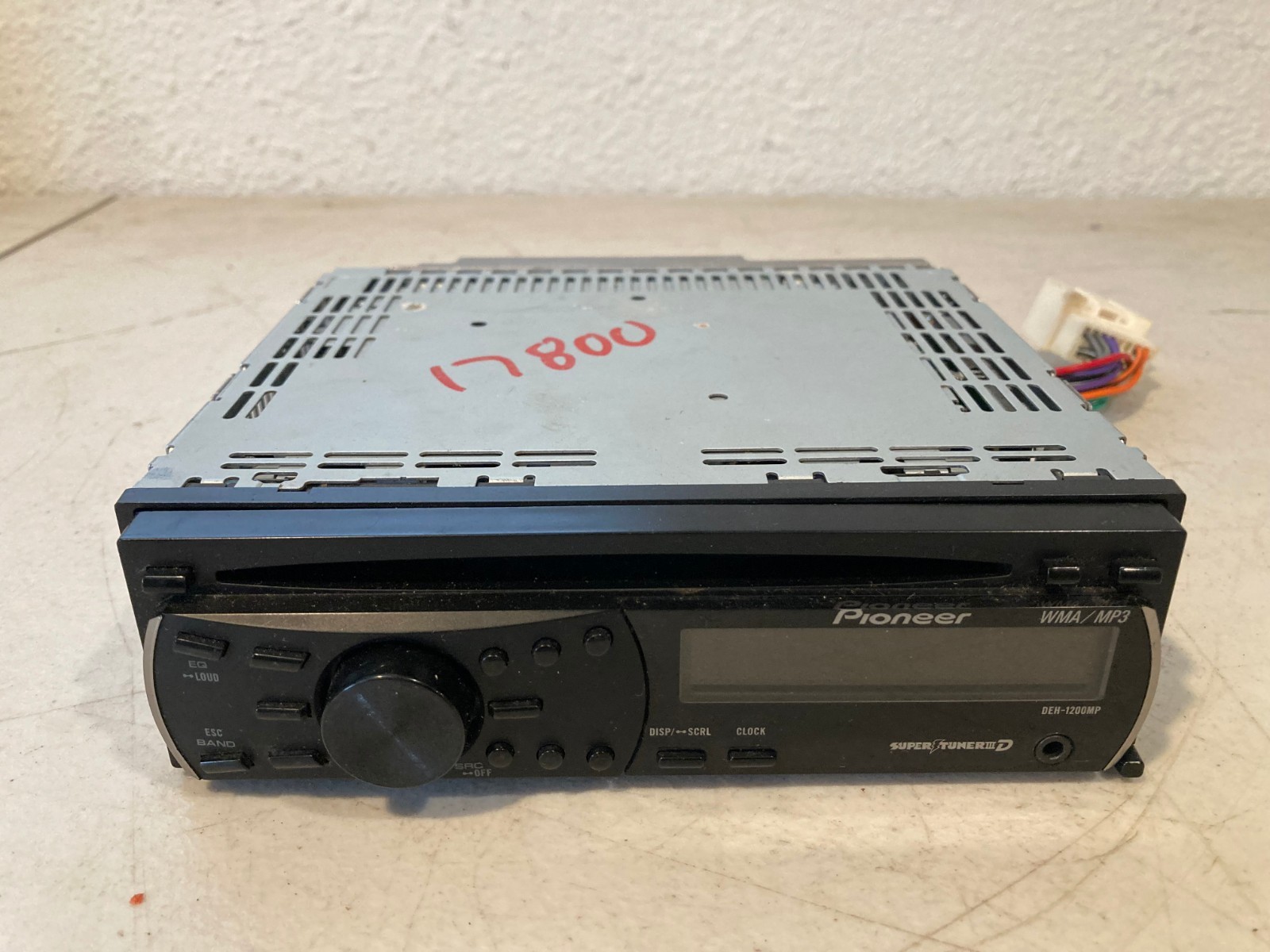 Pioneer DEH-1200MP CD Player AM FM WMA MP3 AUX Super Tuner3