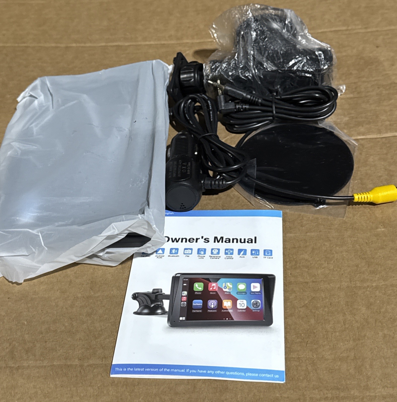 Wireless Portable 7” HD Touch Screen Car Multimedia Player New