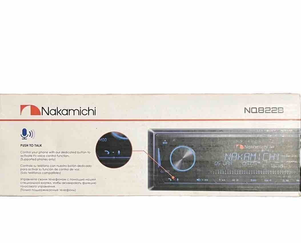 NEW Nakamichi Bluetooth & CD Car in-Dash Stereo Receiver (NQ822B)