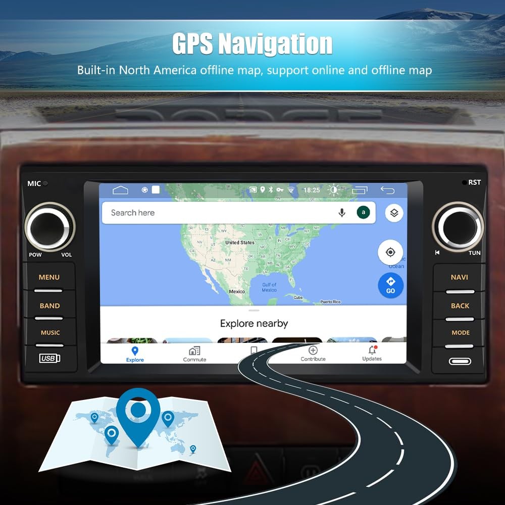 Vratzn Android 13 Car Radio Stereo for Dodge RAM 1500 2500 3500 2009 2010 201…