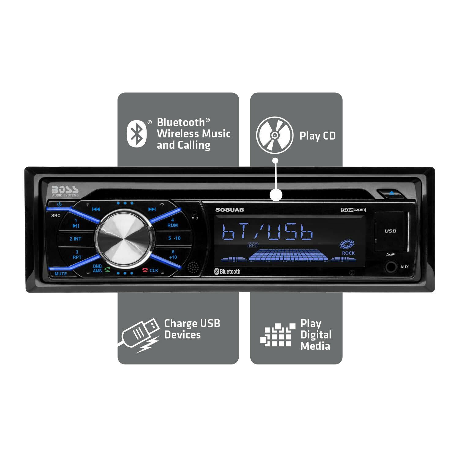 Boss Audio Systems 200 watts Bluetoothe Audio Car Stereo | cd player mp3
