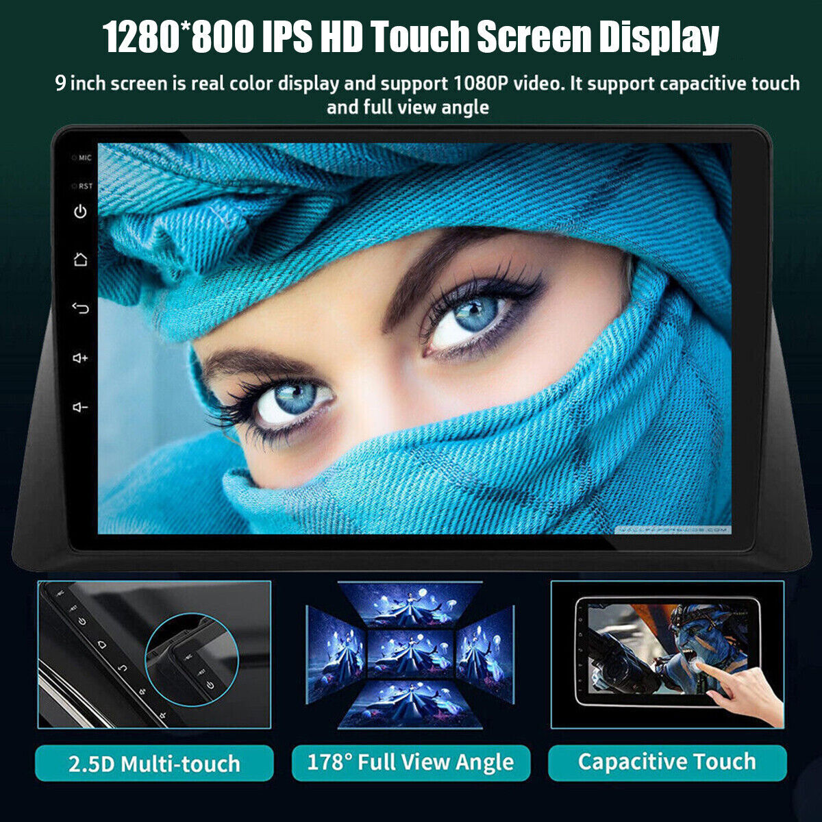 9″ Quad Core Car Radio For Mazda 3 Axela 2014-2019 Android GPS Stereo 4GB+64GB