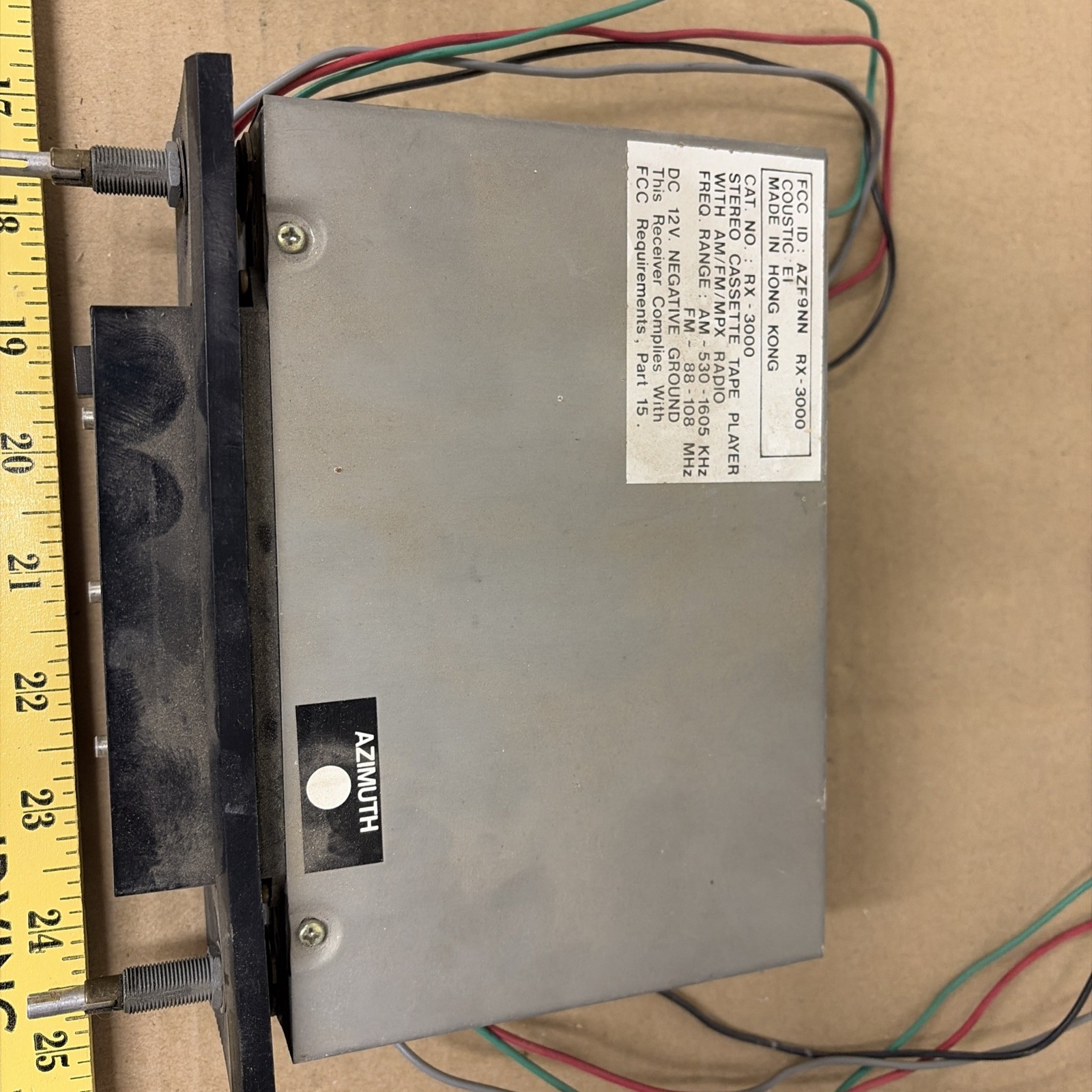 Chrysler AM/FM CD & Unbranded Aftermarket AM/FM Cassette Car Radios