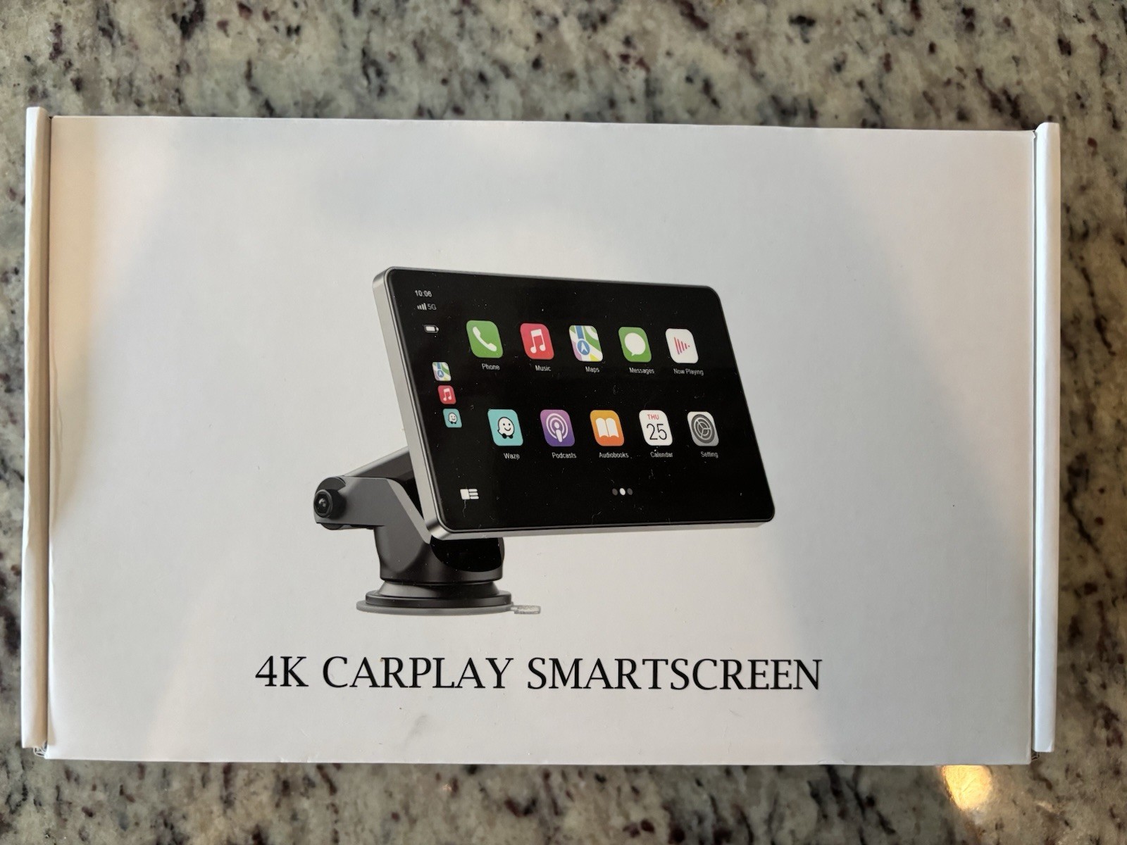 Oscio9″ Wireless Carplay Android Auto Screen with 4K Dash Cam & 1080P Backup cam