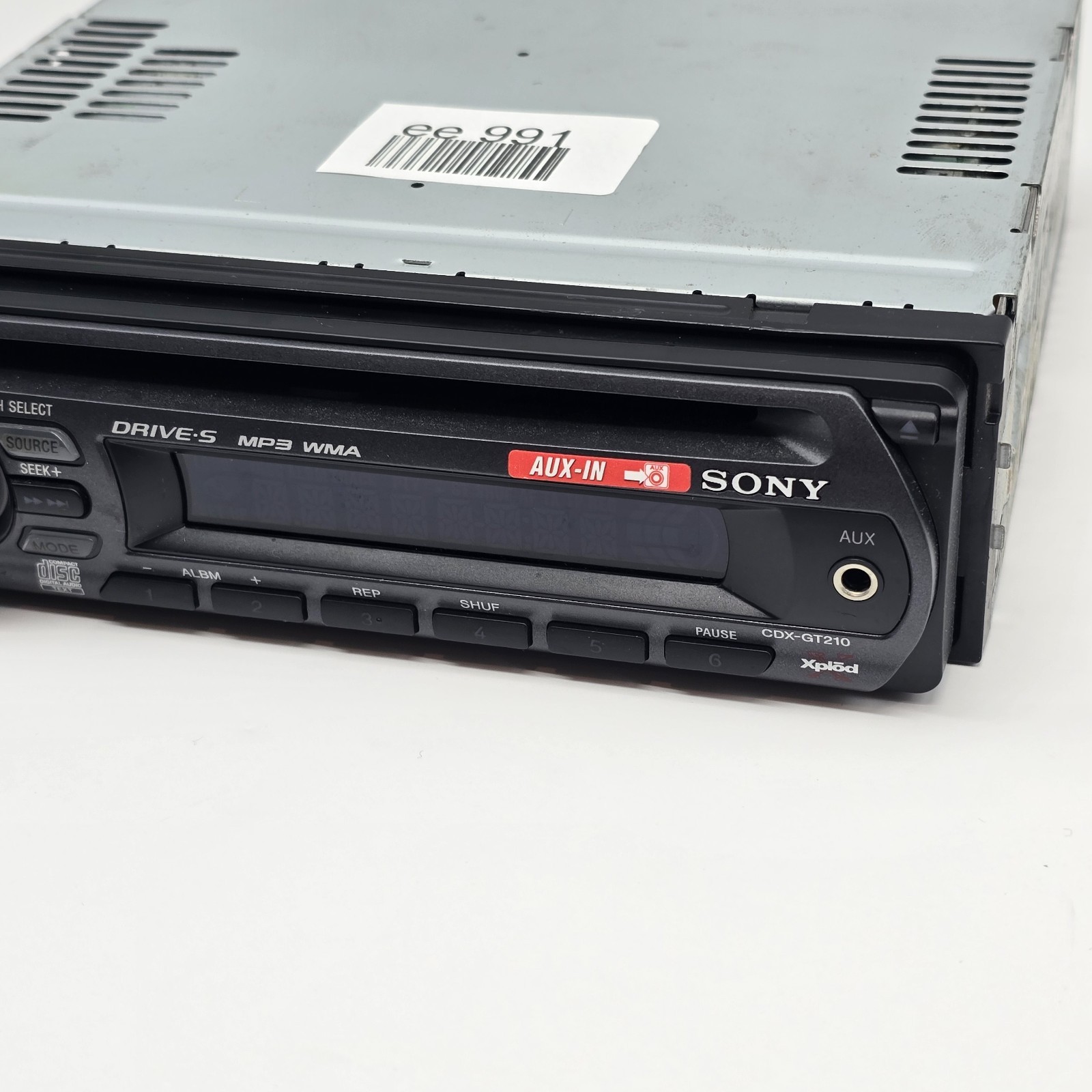 SONY MODEL NO. CDX-GT210FM/AM COMPACT DISC PLAYER