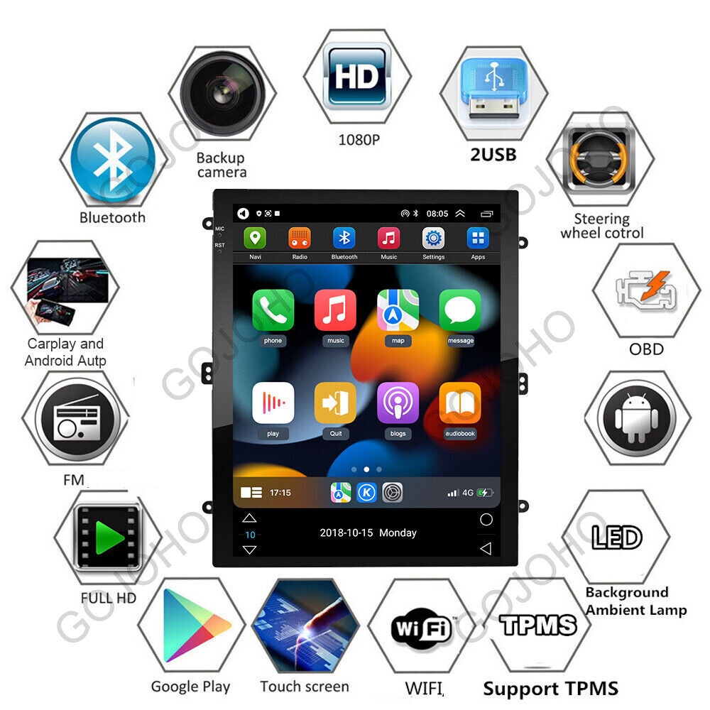 For 2006-11 Toyota Camry Radio Apple CarPlay Android 13 Car Stereo Touch Screen