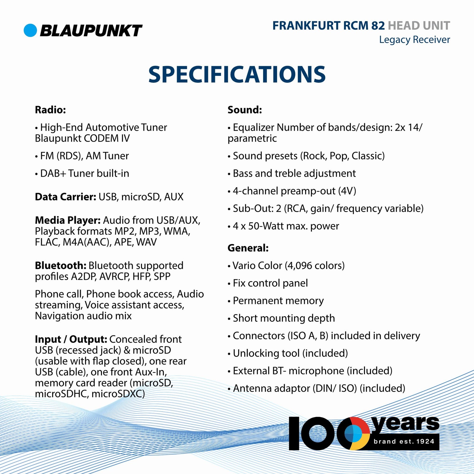 BLAUPUNKT Frankfurt RCM 82 DAB Radio with Bluetooth – Black