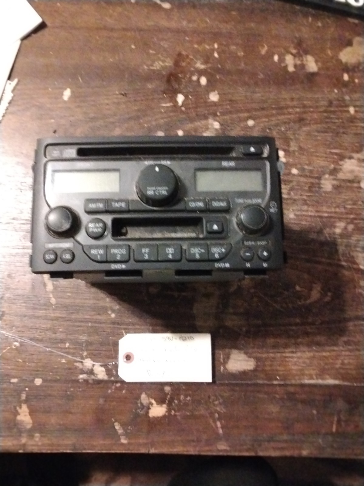 03 04 05 Honda Pilot AM FM CD cassette radio receiver OEM 39100-S9V-A210 1TV0