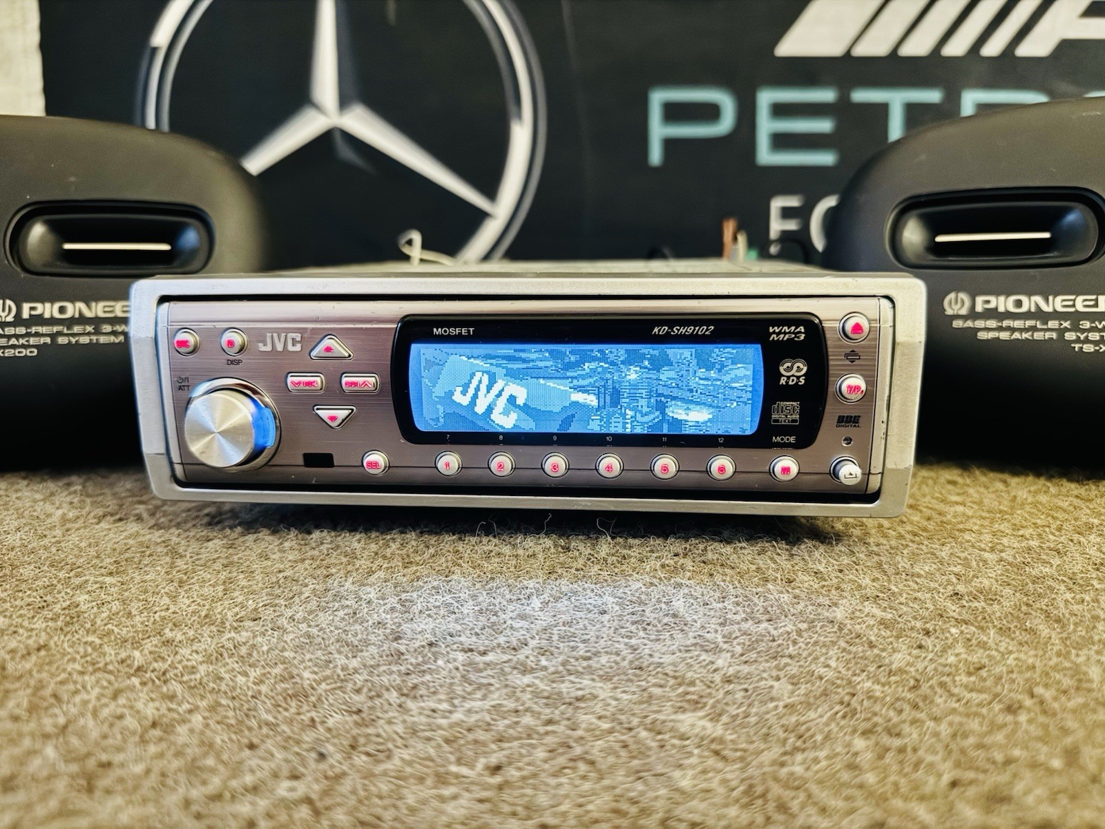 JVC KD-SH9102 Car Radio CD Receiver DSP WMA/Mp3 RDS Animation Display