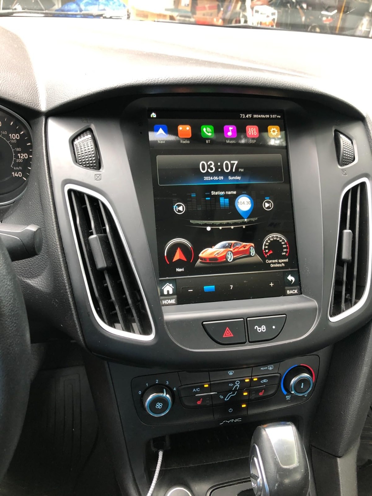 For Ford Focus 2012-2018 32GB Car Apple Carplay Radio Stereo Android 13 GPS +Cam